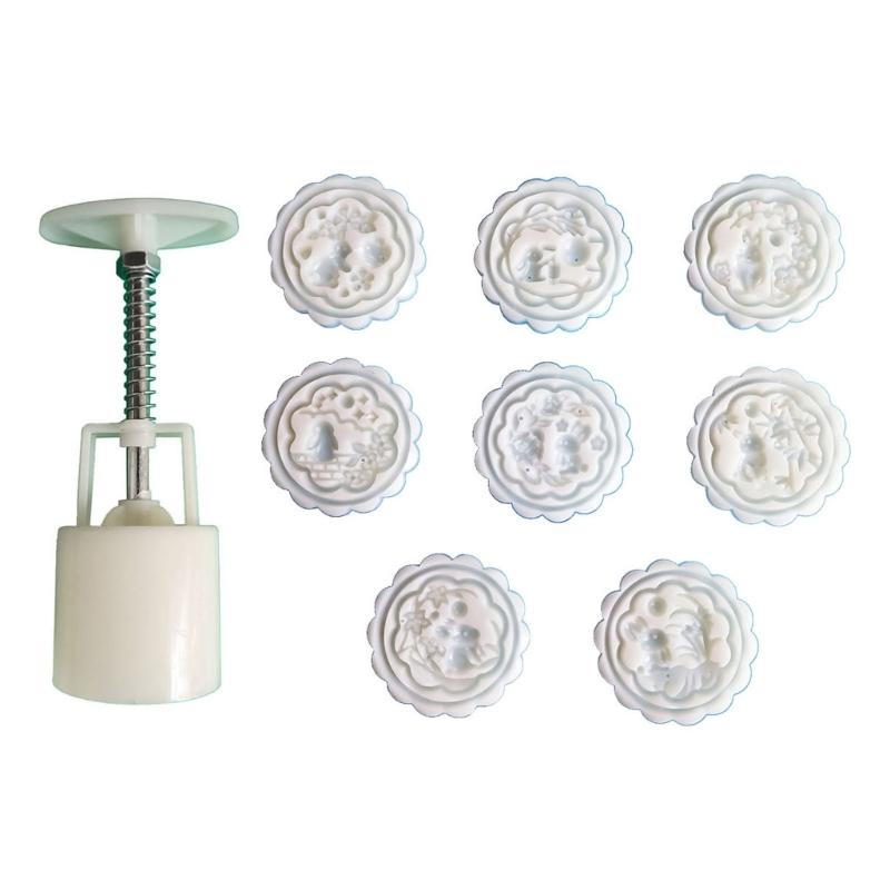 

50g Plastic Dessert Stamps Cartoon Rabbit Shaped DIY Dessert Molds Hand Press Dessert Cutters Pastry Decorating Tools 1