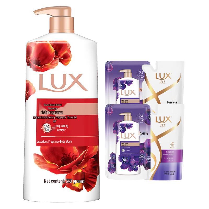lux Dreamy Lavender Body Wash & Shampoo Set