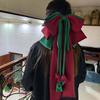 Sweet Oversized Bow Hair Clip Zinc Zinc Alloy Christmas Hair Accessory Satin Ribbon Headdress  Festival