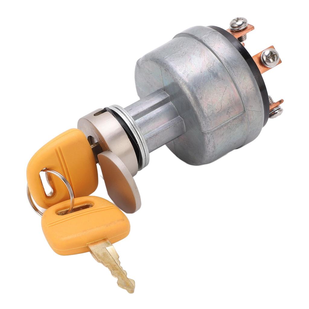 6 Pin Ignition Switch with 2 Keys Excavator Ignition Starter Switch Replacement for Daewoo DH200