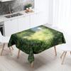 Creative Plant Love Printing Tablecloth Scenic  Camping  Antifouling Waterproof Table Home Decoration