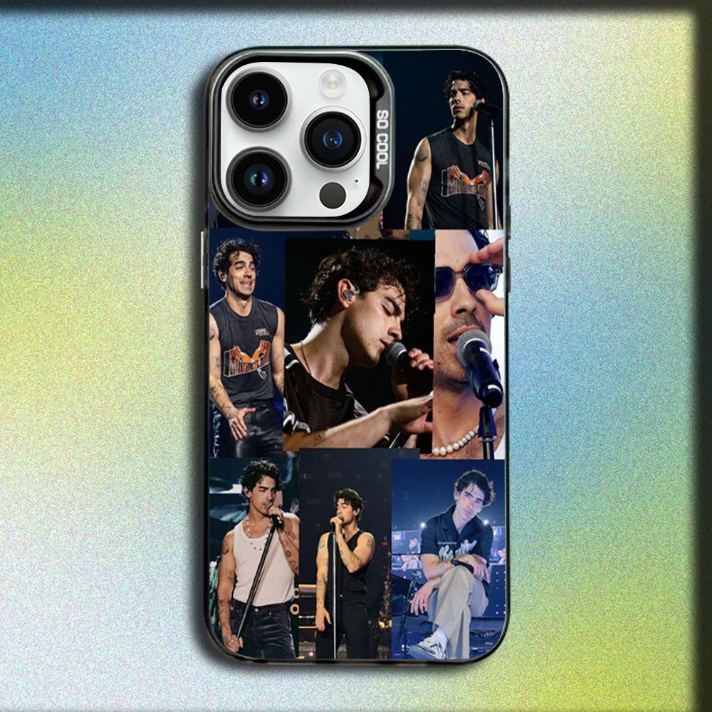 

Actor Singer J-Joe Jonas Phone Case For iPhone 16,15,14,13,12,11,Mini,Pro,E,MAX Gray Matte Silicone Black Cover iPhone16pro