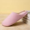 Pantofole da Donna in Cotone Silenziose a Punta Aperta - Suola Morbida in Tessuto, Lavabili in Lavatrice, Perfette per l'Autunno e l'Inverno in Casa