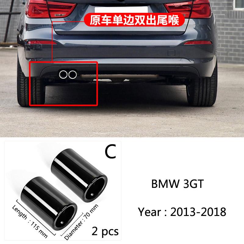 For BMW 1 2 3 4 5 Series X1 3GT F20 F22 F30 F32 F34 F36 F10 F48 Car-Styling Stainless Steel Car Exhaust Muffler TailPipes Cover