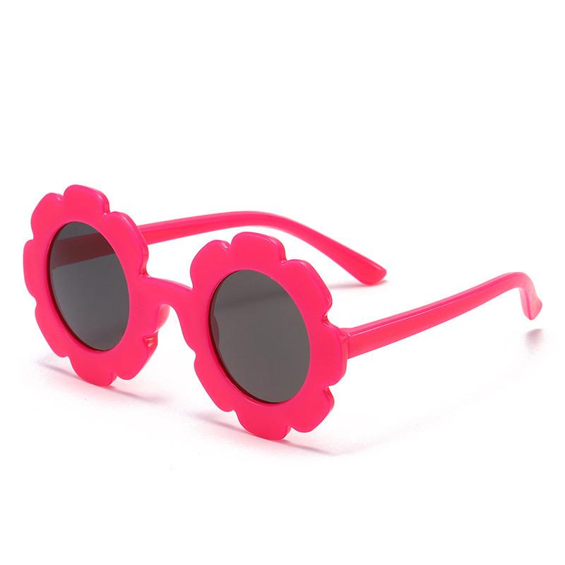 Nette Runde Sonne Blume Kinder Sonnenbrille Uv400 Junge Mädchen Schöne Blumen Sonnenbrille Kinder Ausflug Party Brillen Oculos De Sol