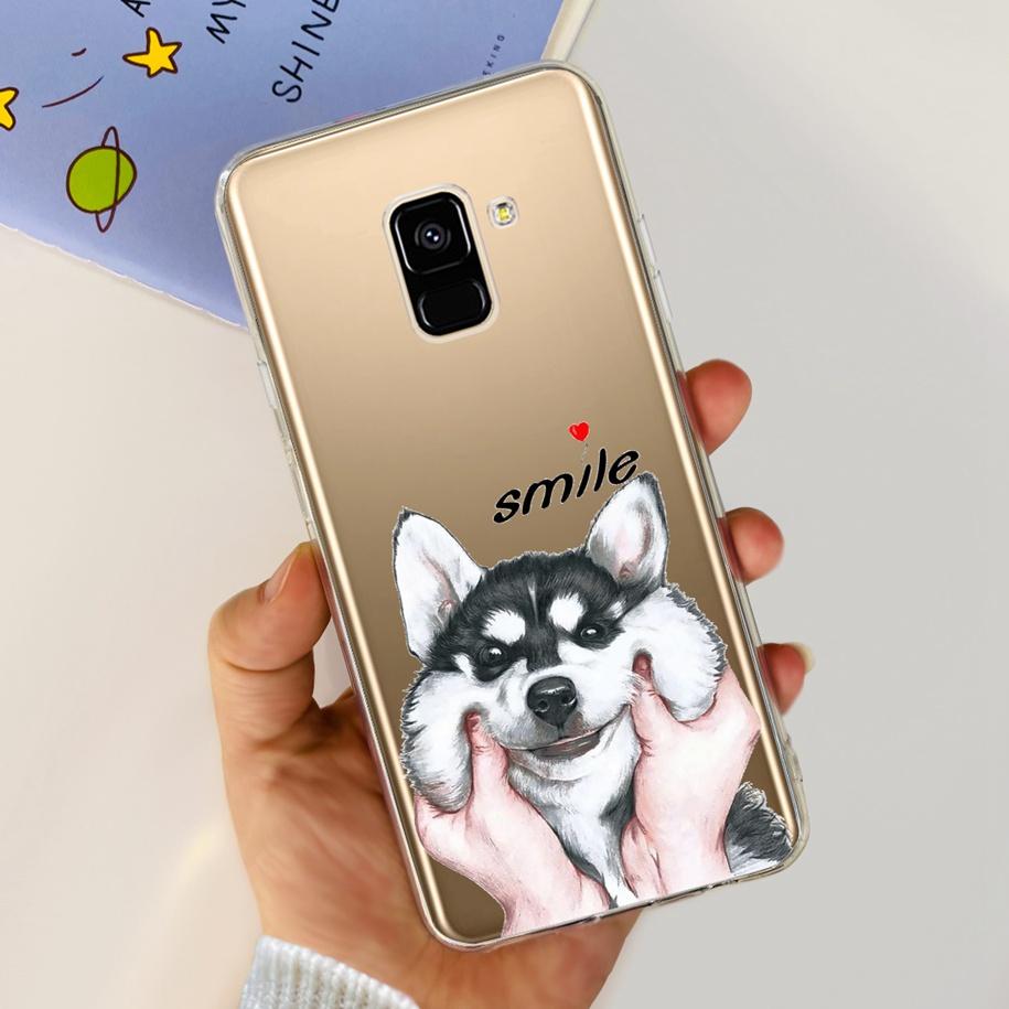 For Samsung Galaxy A6 A8 Plus Case 2018 Case Fashion Butterfly Soft Clear TPU Phone Cover For Samsung A6+ A8+ A 6 A 8 2018 Funda