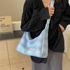 Trend Versatile Bag Women's 2025 Summer New Large-capacity Casual Plaid Small Square Bag Literary Messenger Bag