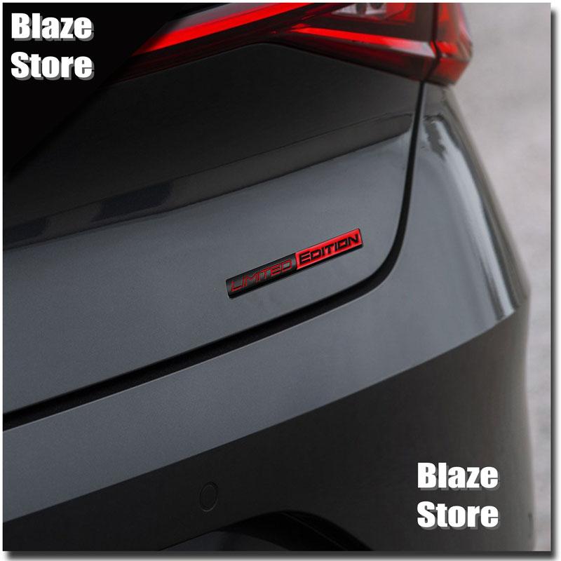 1Pc Auto LIMITED EDITION Emblem Metal Badge Sticker For Motorcycle Body Decor Decals Car Accessories