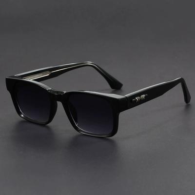Nowe Męskie Zaawansowane Ultra Lekkie Modne Kwadratowe Okulary Przeciwsłoneczne z Grubą Oprawką Kobiety Mężczyźni Trendy Przeciwmgielne Outdoorowe Okulary do Jazdy UV400