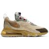 Travis Scott X Nike Air Max 270 React ENG Cactus Trails Unisex Sneakers Cream Light-Cream Dark-Hazel CT2864-200