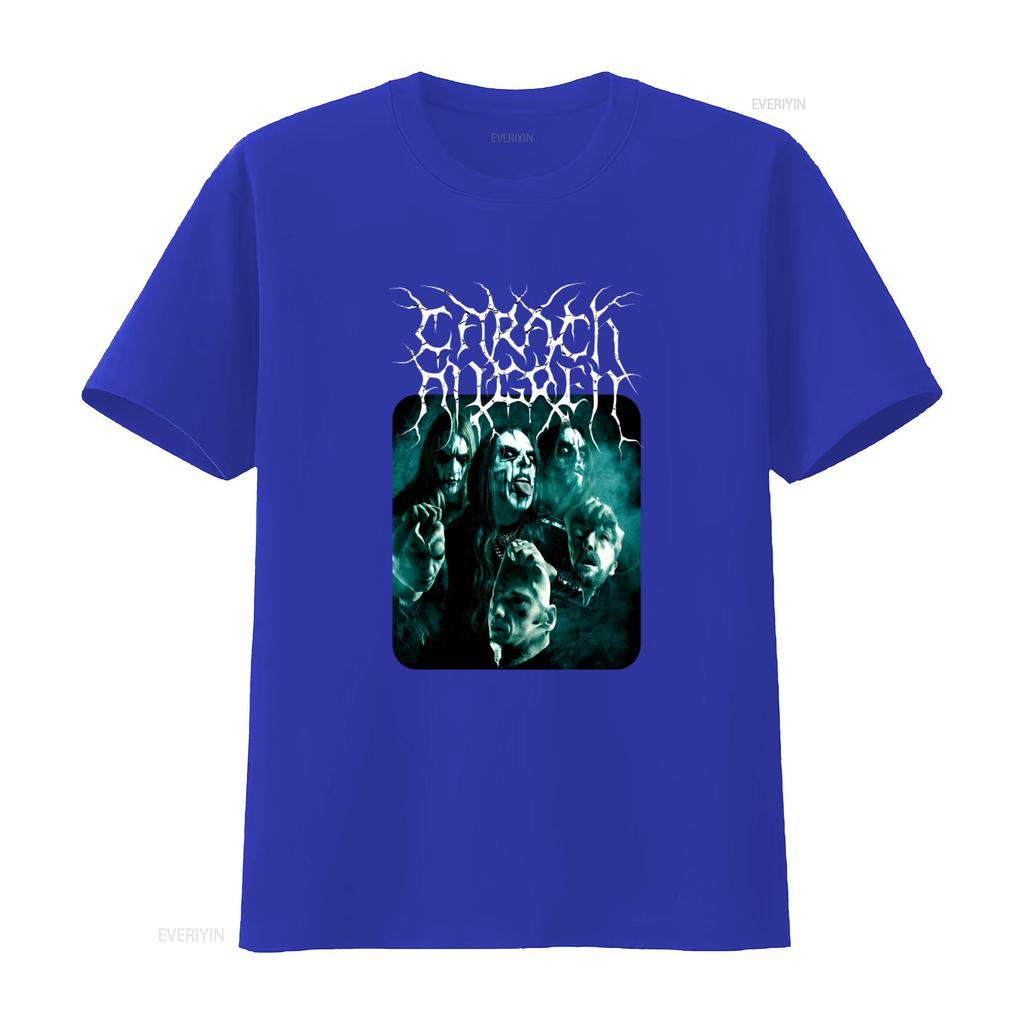 CARACH ANGREN Tour 2017 Band T Shirt for Men Gothic Metal Style with Members Print vintage Washed Breathable fashion graphic