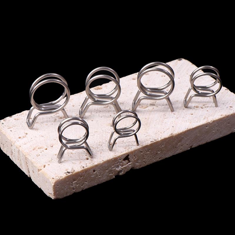 10 Stück 5 mm - 14 mm Schlauchschellen Edelstahl Rohrschlauch Federklemmen Kraftstoffleitung Schlauchschellen Dichtrohrklemmen für Boote Motorräder