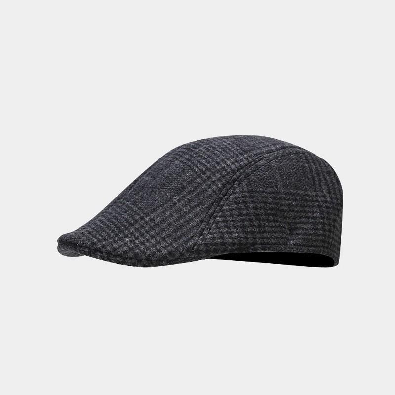 British Retro Beret Cap For Ladies Gentlemen With Polyester Fabric And Classic Style