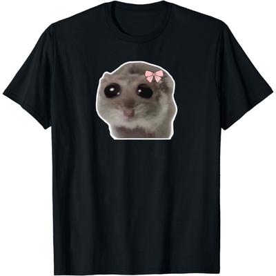 RePaLY Sad Hamster Meme Trauriger Hamster T-Shirt
