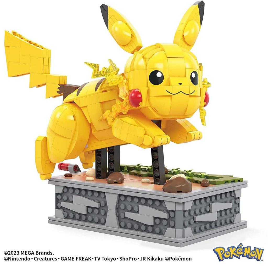 MEGA BLOKS Pokemon Pikachu Runs! Moving Pikachu [Number of Pieces: 1095 Pieces] [12 Years and Up] HGC23