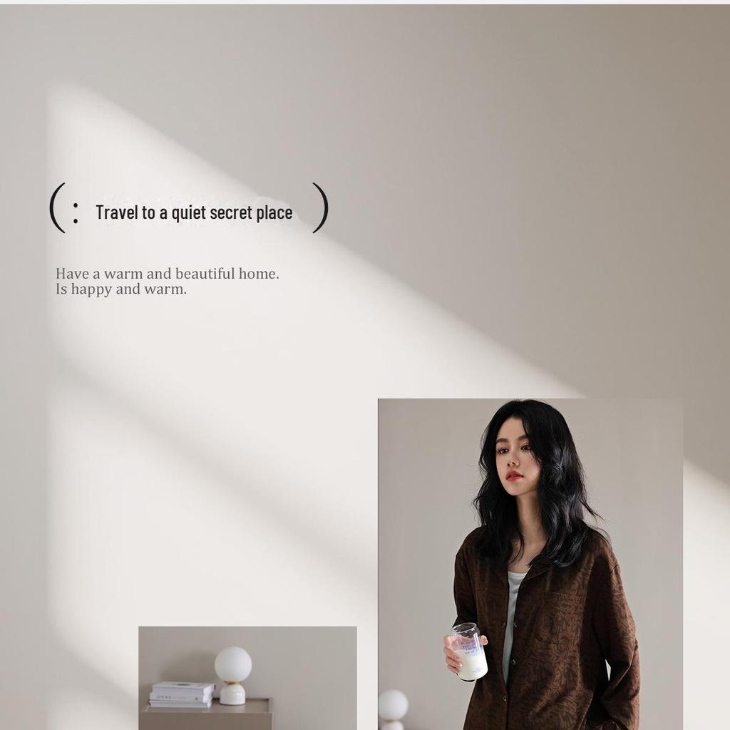 Antibakterielles Modal-Pyjama-Set für Damen - Weich, Langarm mit Brustpolstern, Neuer Chinesischer Stil, Perfekt für Frühling, Herbst und Winter.