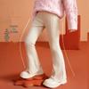 ASK JUNIOR Girls' Floral Knit Casual Pants