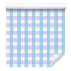Candy Check Wallpaper White and Celadon for Living Room and Bedroom 50x1000