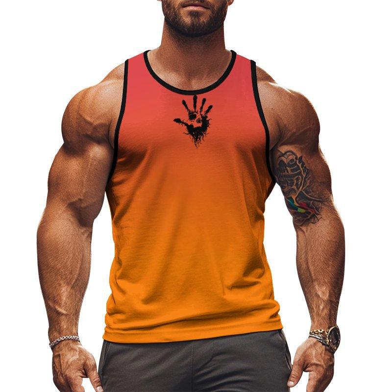 3D Printed Sports Vest Summer Men Y2k Sleeveless Men's Top Oversized Tank Fashion Streetwear T Shirt