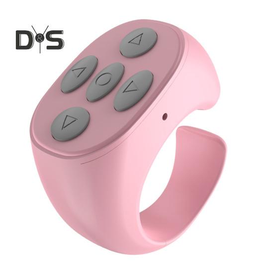 Bluetooth-compatible Remote Control Scrolling Ring APP Page Turner Wireless Phones Tablets Camera Shutter Short Video Fingertip Remote Controller