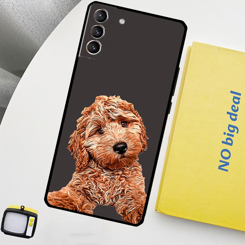 Cute Cockapoo Dog Phone Case For Samsung Galaxy S25 S26 Ultra S21 S22 S23 S24 Ultra S10 S20 Plus S25 FE Cover