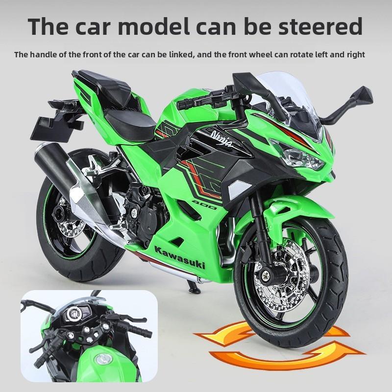 Ninja Simulation Kawasaki Motorcycle Model Toy With Sound And Light Functions