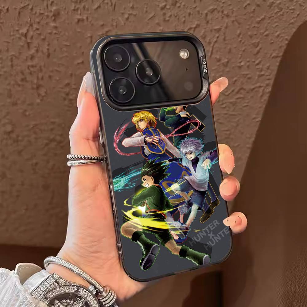 Anime H-Hunter X Hunter Phone Case Color Silver Shell For IPhone 17 16 15 14 13 12 11 Pro Max Plus