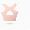 Lace Paste Rubber Front Buckle Underwear Ladies Large Elastic Tank Top Type Non-steel Ring Lengthened Under The Circumference of The Large Size Bra
