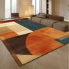 Moderner Geometrische Kunst Wohnzimmerteppich Buntes Abstraktes Design Indoor Teppich Dekorative Fußmatte für Wohnzimmer Heimdekor