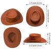 10Pcs Mini Cowboy Hats Bachelorette Party Favors Birthday Wedding Hen Do Accessories Doll Hats Shooter Toppers