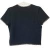 Fendi 1525637 Short-sleeved Knit Tops 42 blackUsed