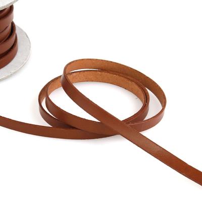 Nippon Chuko Pravá kůže Činěná kůže 8 mm široká x 3 m 3 pro řemesla a kožedělné řemeslo Páska, Řez, Col. Hnědá, MTLS1008-3-3M,