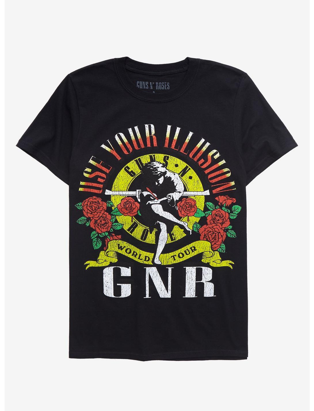 Guns N Roses Illusion World Tour T-Shirt S разноцветный