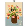 Abstract Line Stripe Girl Flower Leaf Colorful Wall Art Canvas Painting Posters And Prints Hotel Bar Pictures Indoor Room Decor
