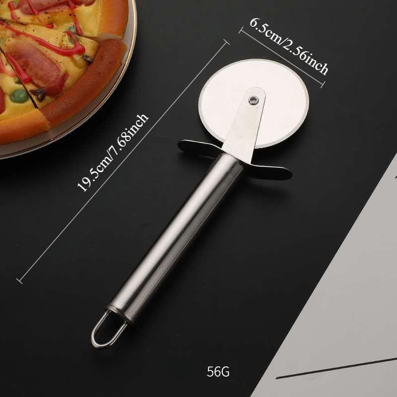 Pizza Roller Cutter Stainless Steel Pizza Knife Shovel Cake Crepes Multifunction Round Wave Cutter Wheels Hob Pizza Baking Tools