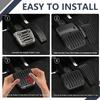 ASUBHA Foot Pedal Pads Set, Car Pedal Covers, Auto Aluminum Pedal Covers, Non-Slip Performance Aluminum Car Accessories Brake & Accelerator Pedal