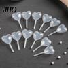 Flavor Injector 50Pcs 4ml Jam Straw Heart Shape Disposable Cake Plastic Evenly Permeate Dropper Kitchen Tool