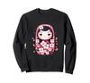 Cute Cherry Blossom Kokeshi Doll I Kokeshi Sweatshirt