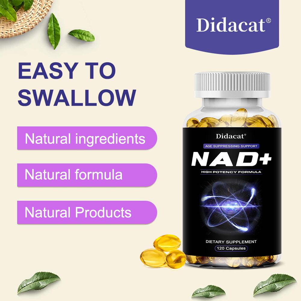 Nicotinamide Riboside Dietary Supplement, With Quercetin Phytosome, 120 Softgels Per Bottle