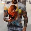 Tricou grafic Tricou pentru bărbați cu sudor pentru bărbați Îmbrăcăminte Cămașă grafică supradimensionată Imprimat 3D cu mânecă scurtă Topuri casual de vară