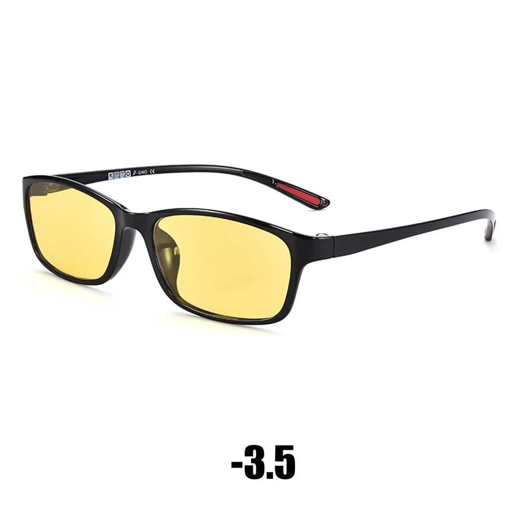 Vintage Γυναικεία Ανδρικά Αντιανακλαστικά Γυαλιά Οδήγησης Νυχτερινής Όρασης Μείον Γυαλιά Υπερελαφριά Τετράγωνα Γυαλιά Ρετρό Μυωπίας Έως -4.0