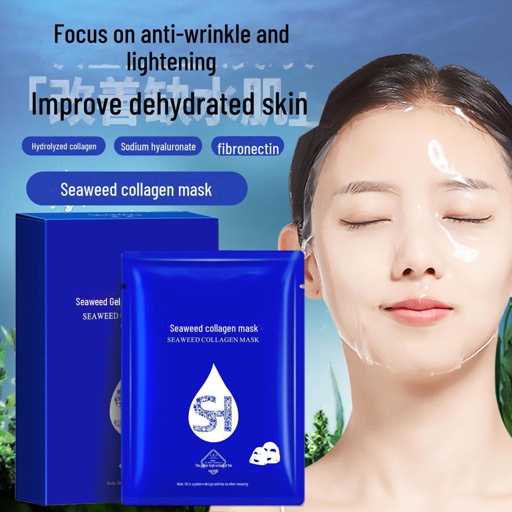 Shihou Seaweed Collagen Hydrogel Mask - Hydrating, Moisturizing, and Rejuvenating