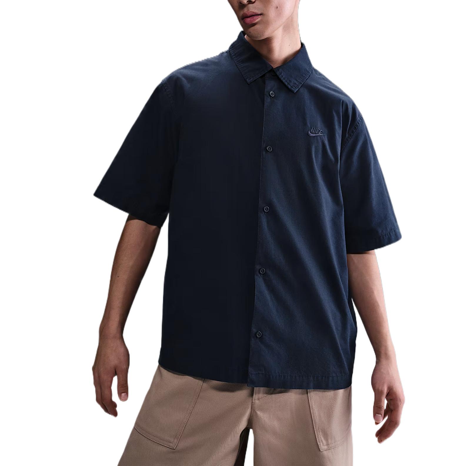 

Nike Club Fashion Comfortable Trendy Simple Short Sleeve Shirt Men shirts Obsidian HJ2030451 XL