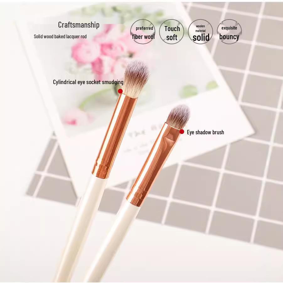 Superweicher Lidschatten-Verblendpinsel aus synthetischen Fasern - Multifunktionales Make-up-Werkzeug