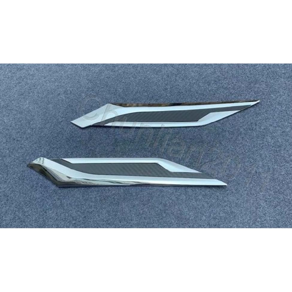 Front Eyebrow Side Stripe Panel Cover Trim for - Toyota RAV4 Garnish
