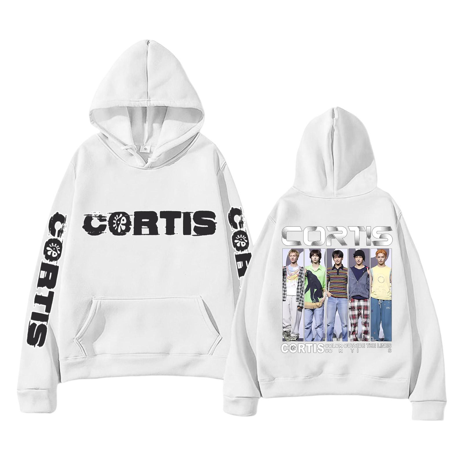 Женская повседневная модная толстовка с капюшоном и карманами с принтом из букв XL белый