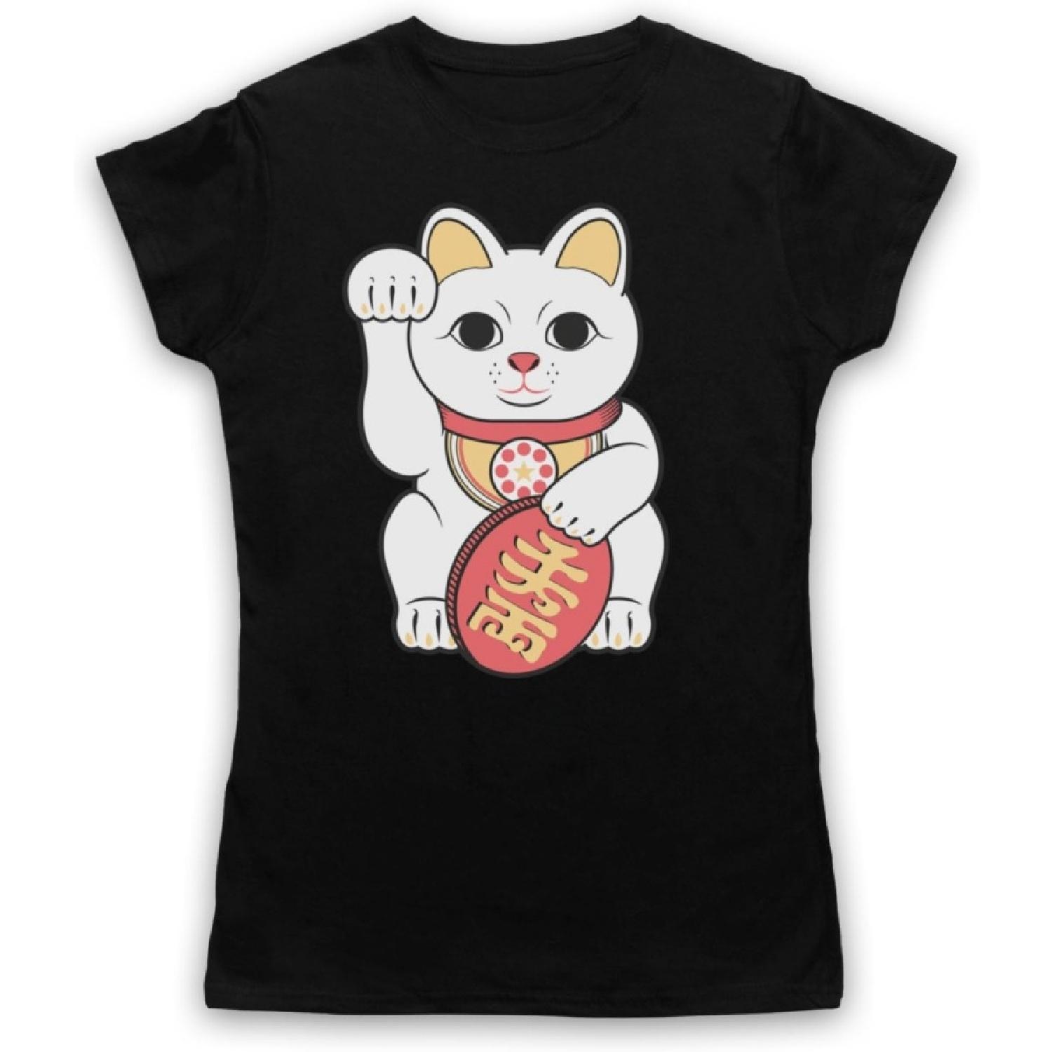 

My Icon Women s Maneki-Neko Lucky Cat T-Shirt, Black, 2XL XXXXXL різнокольоровий