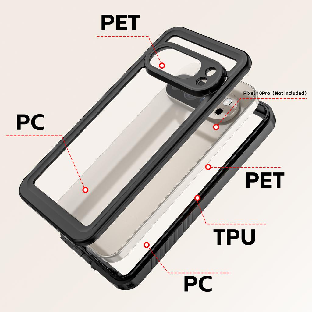 REDPEPPER FS Series For Google Pixel 10 Pro Waterproof Case IP68 Shockproof Phone Cover