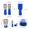 25PCS/Pack Rings Insulated Wire Connector Electrical Crimp Terminal Cable Wire Connector - Red Blue Yellow Black