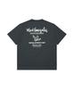 MARK GONZALES New Angel Logo Typography Short Sleeve T-Shirt - Charcoal